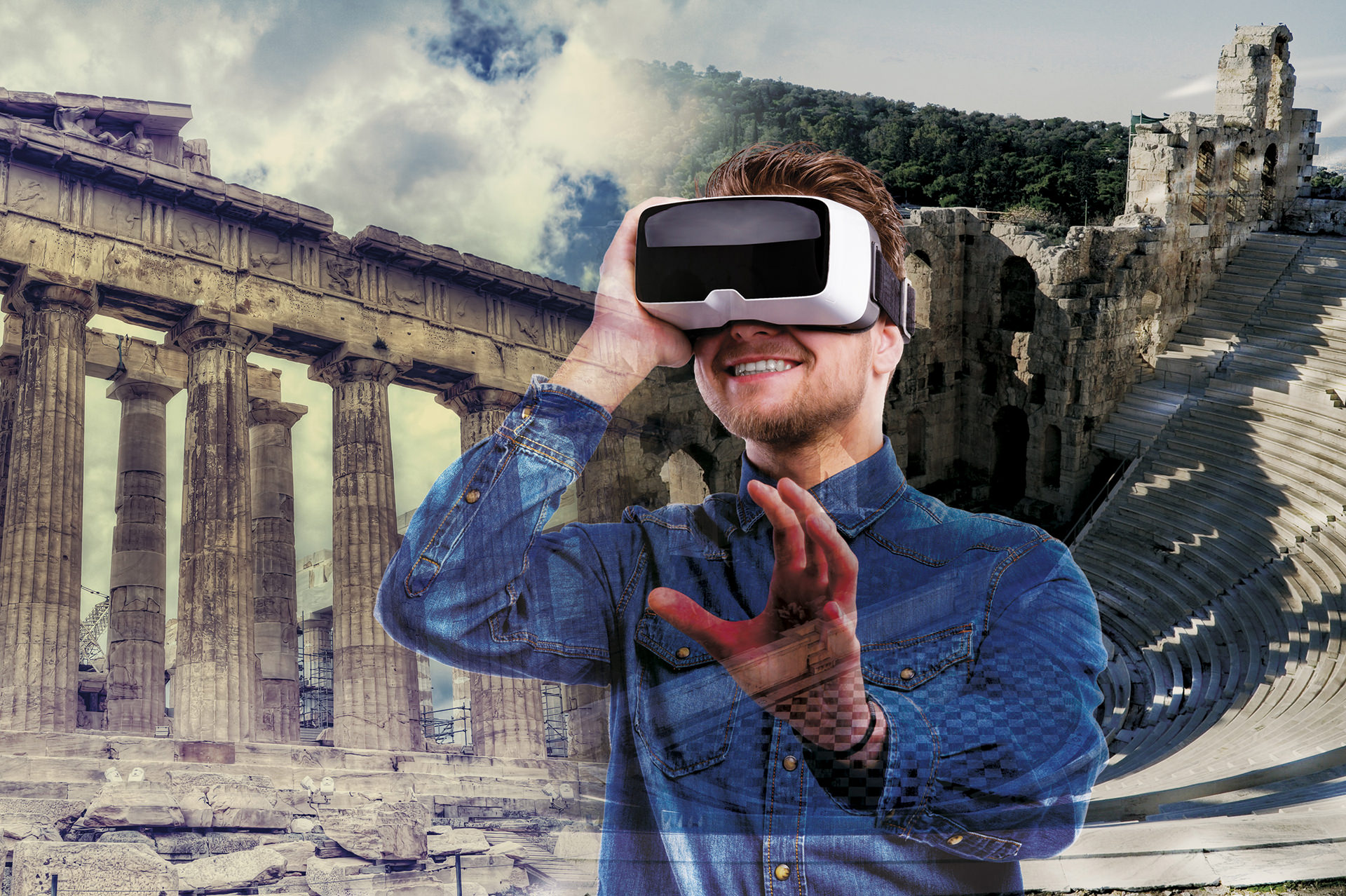 A modern way of exploring ancient Greece with virtual reality technology 1