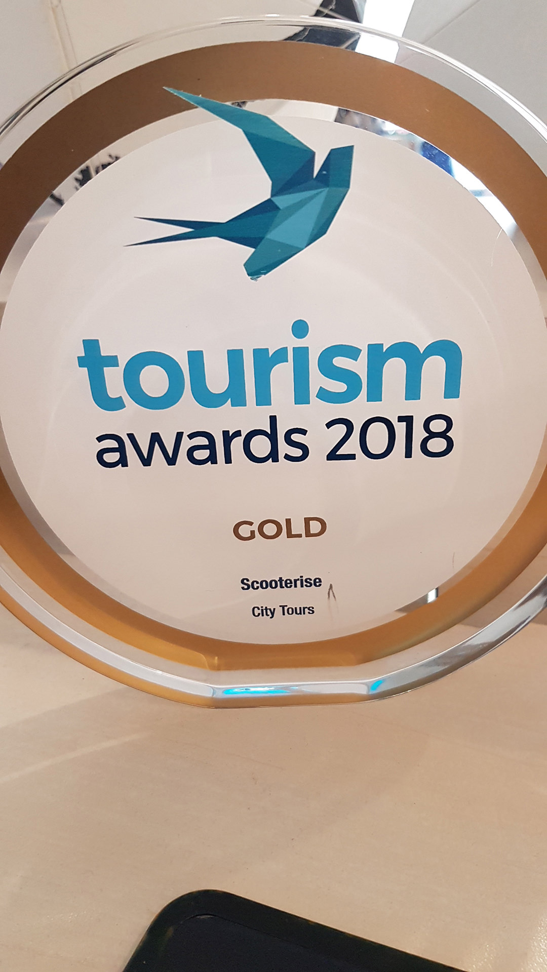 tourism award gold