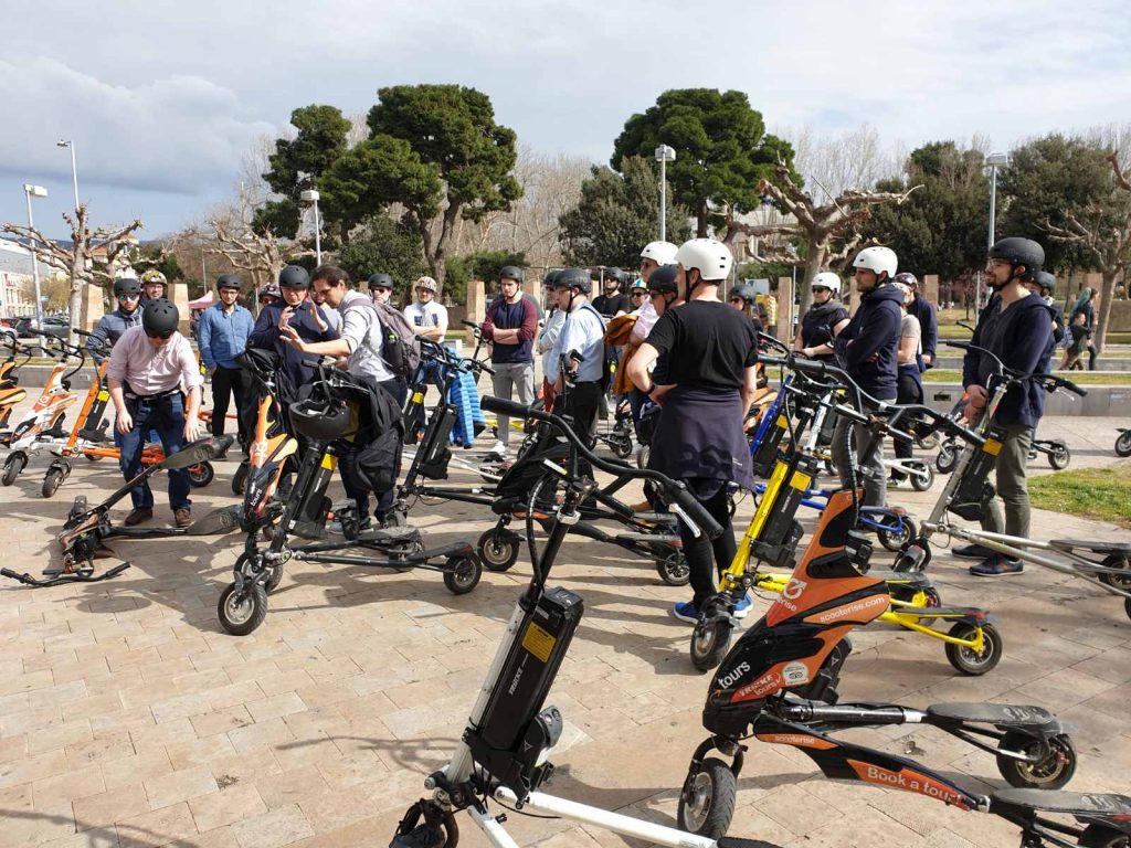 Ibis America exploring Thessaloniki with our Trikke Tour