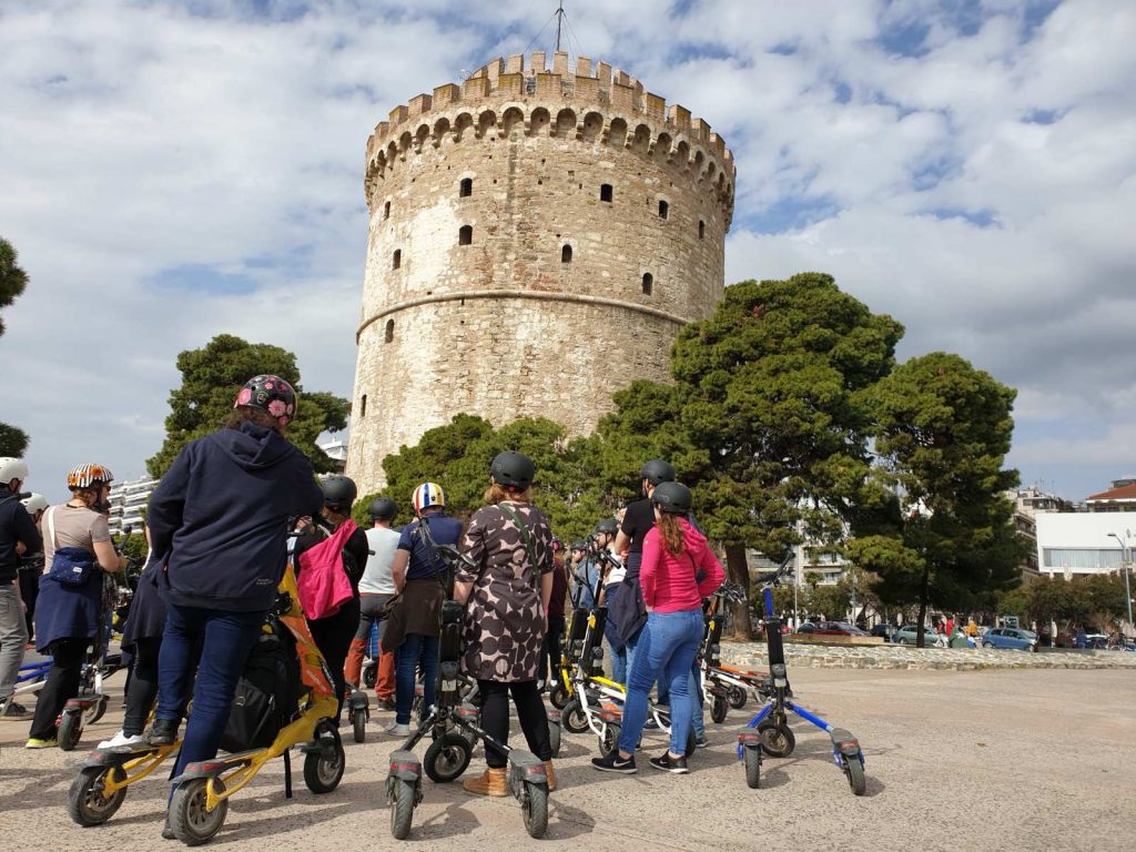 Ibis America exploring Thessaloniki with our Trikke Tour 2